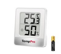 TempPro TP49 Mini-hygromètre, thermomètre d'intérieur, thermomètre de pièce | Thermomètre-hygromètre pour le confort des reptiles - Indicateur pour la maison, le bureau et l'école(anciennement ThermoPro)