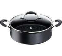 Tempra, Casserole Basse 26Cm Avec Couvercle, Revêtement Antiadhésif En Titane Anti-Rayures Et Fond En Acier Inox, Manches Rivetés, Pour Toutes Les Sources De Chaleur Compris L'Induction