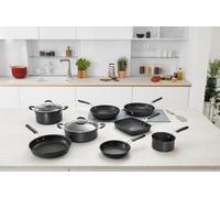 Tempra, Wok 28Cm, Revêtement Antiadhésif En Titane Anti-Rayures Et Fond En Acier Inox Indéformable, Manche Riveté En Acier Et Silicone, Pour Toutes Les Sources De Chaleur Compris L'Induction