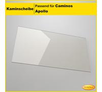 Temprix Cheminée Pour pour Stratégie Apollo-Ofenscheibe & Vitre D'Insert