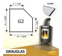Temprix Pare-étincelles en Verre ESG Griglas G2 100x100 cm 6 mm
