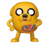 Temps d'aventure Pop Figurine en vinyle d'animation Jake avec des crêpes au bac