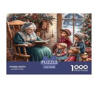 Temps de l'histoire de Noël Matériau en Papier Solide Beau Casse-tête, Adapté À La Détente À La Maison Et Aux Loisirs Personnels 52x38cm/1000pcs