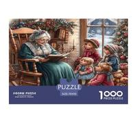 Temps de l'histoire de Noël Papier Épais Et Solide Parfait pour Renforcer Les Capacités Cognitives, La Mémoire Et La Concentration Mentale 70x50cm/1000pcs