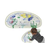 Temps De Ventre Gonflable Mat, Développement D'apprentissage Sensoriel Cool | Il Offre Un Temps De Ventre À Eau Frais, Doux Et Confortable - De Jeu Qu'un Temps De Ventre Sûr Et Divertissant