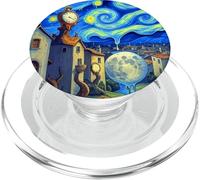 Temps étoilé Abstrait Post-impressionniste PopSockets PopGrip pour MagSafe