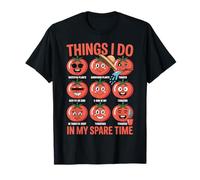 Temps Libre Amusant de Jardinage de tomates Chaos Things I Do T-Shirt