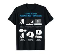 Temps Libre Escalade Humour Grimpeur Passionné Addiction T-Shirt