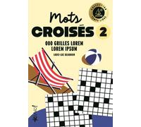 Temps libre - Mots croisés 2 - Linda Nantel - Bravo - broché - Livre-jeu