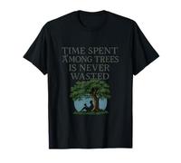 Temps passé parmi les arbres Eco Nature Reading T-Shirt
