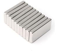 TEMPSA 10pcs N50 Aimant Néodyme Rectangulaire Bloc Puissant Magnet 20x10x3m