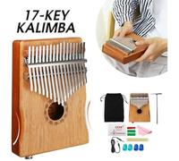 TEMPSA 17 Touches Kalimba Piano Ton C En Acajou Marron Kit