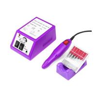 TEMPSA 220V Kit Ponceuse Ongles Électrique Professionnel 20000 tr Manucure Pédicure Nail EU Prise Violet