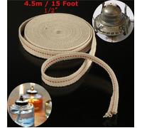 TEMPSA 4.5m mèche plate coton pour lampe pétrole Lanterne Oil Lamp Wick Largeur 13mm