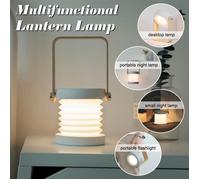 TEMPSA 4 en 1 Lampe de table sans fil portable -lampe de chevet LED avec 3 Mode de Lumière -rotatif 360°