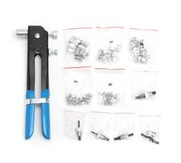 TEMPSA Coffret 86PCS M3-M8 Fileté Pince Outil à Sertir Rivet Riveter Riveteuse + 5 Buse