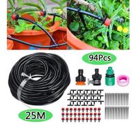 TEMPSA DIY jardinage Kit Système D'irrigation -Programmateur d'arrosage automatique Goutte À Goutte Jardin 25 M