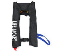 TEMPSA Gilet Sauvetage Gonflable Automatique 150N PFD TPU Aide Survie Noir