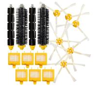 TEMPSA Kit De 2 paire de extracteur brosse +6 Garde Filtre + 6 Brosse Latérale Pour iRobot Roomba série 700 Aspirateur Outil