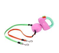 TEMPSA Laisse de Double Chien Enrouleur Rétractable 50 Lbs 3 Mètre Pet Puppy Walking rose