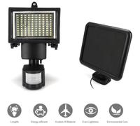 TEMPSA - Lampe solaire 100 LED avec détecteur de mouvement pour jardin extérieur