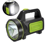 TEMPSA Lampe Torche Rechargeable - 10W Lampe de Poche Etanche Avec Lumière Latérale 6000MA