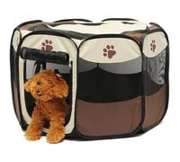 TEMPSA Parc à Chiots Clôture Octogonal Pliable Pour Animaux Chenil Chien