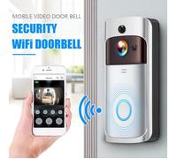 TEMPSA Sonnette Vidéo WIFI Sans Fil Intelligent Interphone Vidéo De Porte à Distance IR Sécurité Bell Téléphone