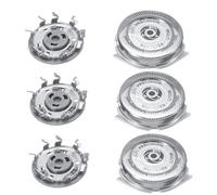 TEMPSA Tête de Rasoir de Rechange 3 Pièces Pour Rasoir Philips Série 5000 SH50/51/52 HQ8