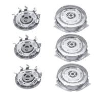 TEMPSA Tête de Rasoir de Rechange 3 Pièces Pour Rasoir Philips Série 5000 SH50/51/52 HQ8