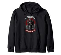Tempt Not The Righteous Man To Draw His Epée Templar Knight Sweat à Capuche