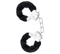 Temptasia Cuffs - menottes peluche (noir)