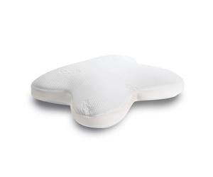 TEMPUR Ombracio Coussin de Couchage Ergonomique en Forme de Papillon, fermeté Moyenne, 60 x 50 x 10 cm, Blanc