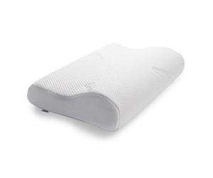 TEMPUR Oreiller Original en Mousse à mémoire de Forme, Oreiller de Soutien Cervical Ergonomique pour dormeurs sur Le côté et sur Le Dos, fermeté : Ferme, S (50 x 31 x 8/5 cm), Blanc