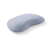 TEMPUR Oreiller Reva, Confort Ferme, M (61 x 40 x 11 cm), Bleu | Oreiller cervical ergonomique pour le dos et le côté, avec une forme incurvée conçue pour ceux qui se retournent la nuit