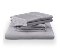 Tempur Parure de lit Classique en Coton Gris Froid - Grand lit