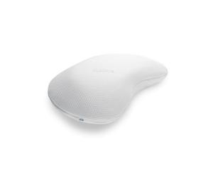 TEMPUR Sonata Oreiller viscoelastique en matériau TEMPUR, oreiller ergonomique cervical pour dormir sur le dos ou sur le côté, oreiller firm, M (61 x 40 x 11 cm), Blanc