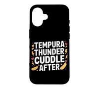 Tempura Thunder, Cuddle After. Cute Sushi Coque pour iPhone 16
