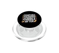 Tempura Thunder, Cuddle After. Cute Sushi PopSockets PopGrip pour MagSafe
