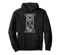Tempus Fugit Time Flies Tatouage traditionnel américain Sweat à Capuche