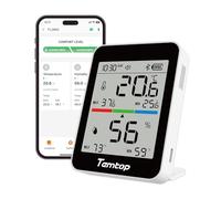 Temtop Hygromètre et Thermomètre Intérieur Bluetooth T1 Moniteur de Température et Humidité Thermometre Numérique pour Maison Bureau avec APP