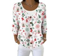 TEMU Cardigan de Noël, d'automne et d'hiver Eurocode 3D avec impression numérique pour femme - C, 5 #, XXL