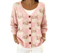 TEMU Cardigan de Noël, d'automne et d'hiver Eurocode 3D avec impression numérique pour femme - C, #8, L