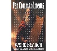 Ten Commandments Inspired/themed word search book.: Book is 6 X 9 inches, 110 pages with 55 Puzzles and 495 words with mostly easy to read print. Each ... vertically, diagonally, forward, or backward.