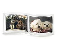 Ten Double cadre photo en verre cod.EL1390 cm 18x13x2h by Varotto & Co.