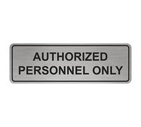 Ten Four Distributions Panneau de porte/mur en aluminium brossé pour toilettes, salle de bain, entreprise (argent)