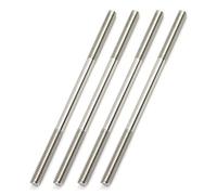 TEN-HIGH A2 Inox Acier Double Extrémité Fileté Goujon Vis Boulon,M14*55mm,4pcs