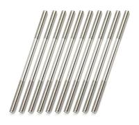 TEN-HIGH A2 Inox Acier Double Extrémité Fileté Goujon Vis Boulon,M2*110mm,4pcs