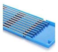 TEN-HIGH Électrodes en tungstène TIG, 2% de Lanthane, WL20 (Bleu), 3,2 mm x 175 mm de 10 pièces par paquet