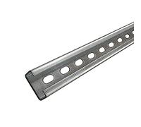 TEN-HIGH Rail à rainure en T en acier 304 500 x 41 x 21 mm, rail à rainure en T en alliage d'aluminium perforé, une pièce de rail en T en aluminium pour table de routeur, travail du bois, épaisseur de